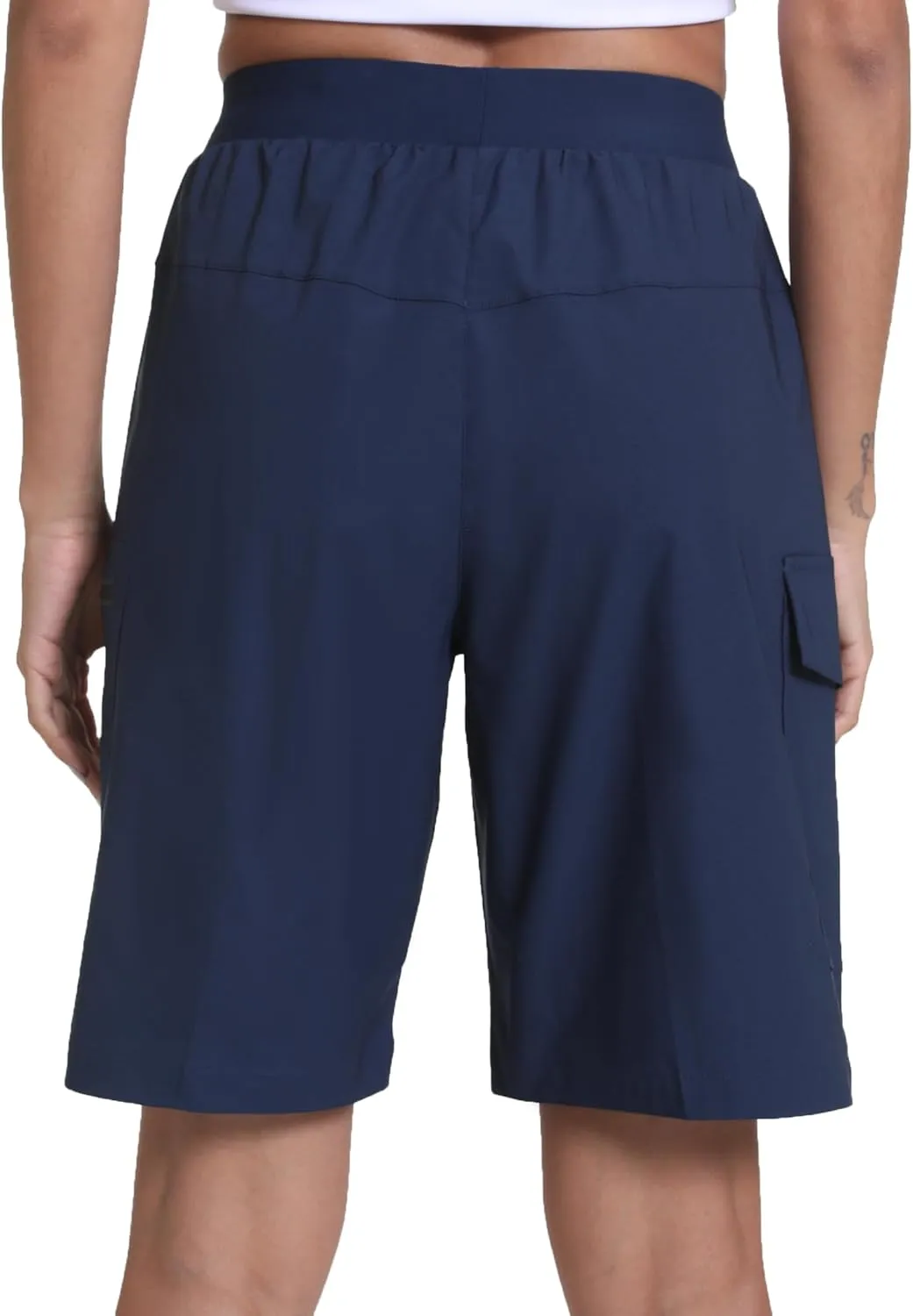 Rrosseyz Women's Hiking Cargo Shorts with Pockets Quick Dry Athletic Gym for Women Exercise Lounge