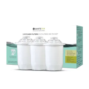 Santevia Alkaline Water System Pitcher Filter 3 Pack