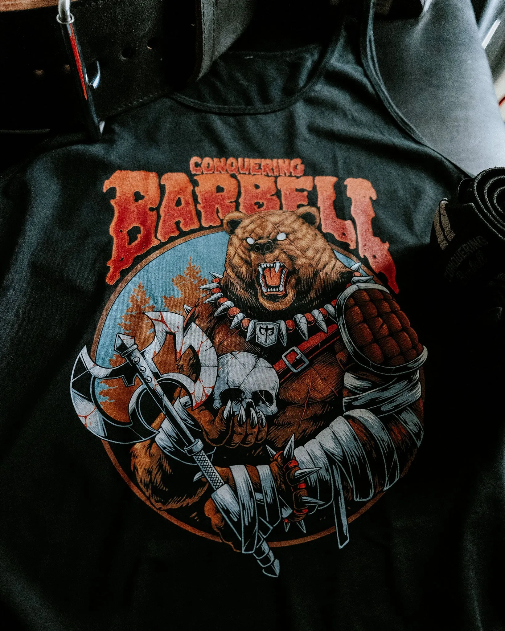 The Warrior Bear - Black tank top