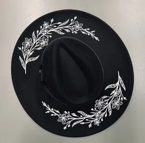 Vegan Felt Hat - XL Brim - Jasmine