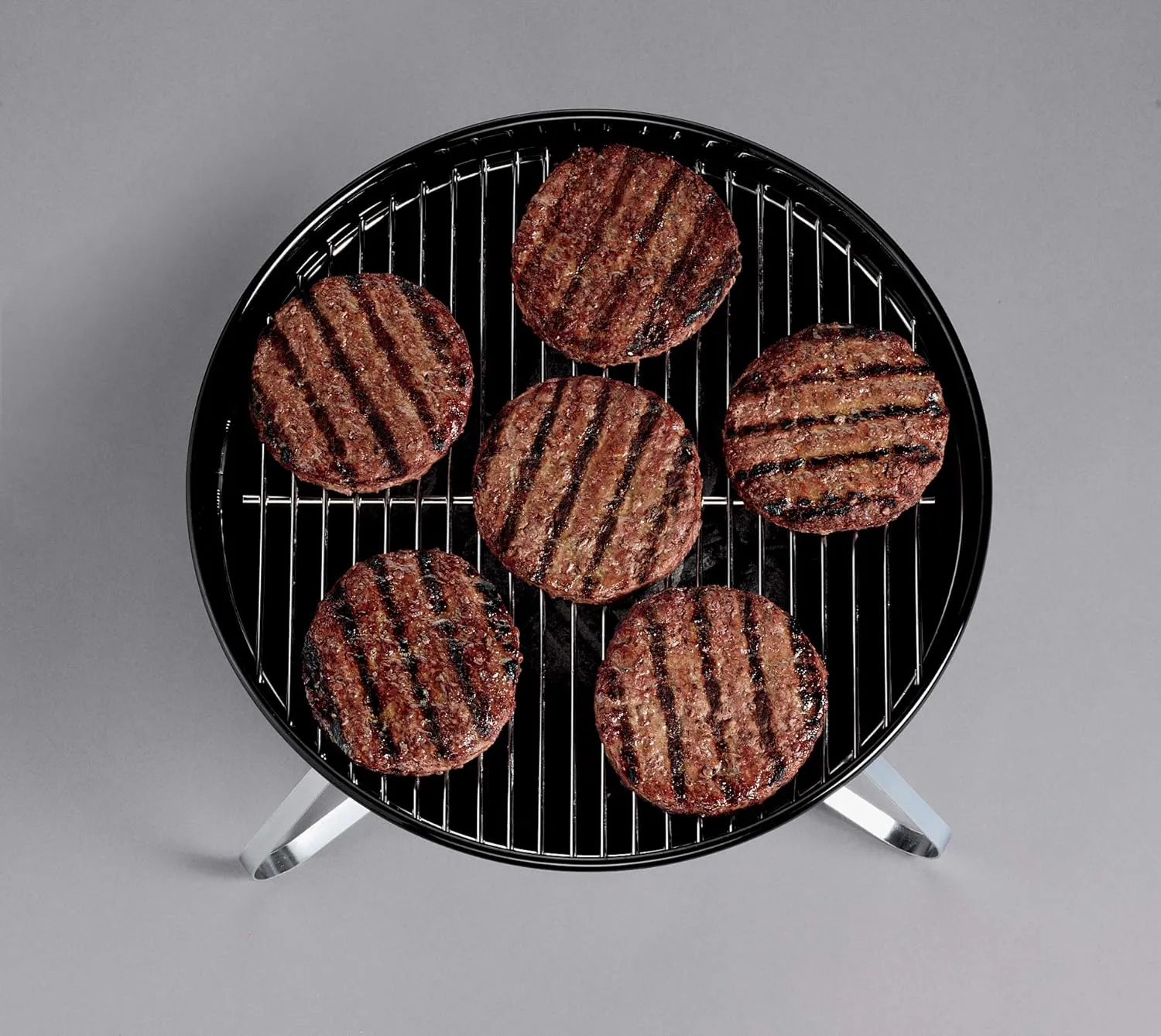 Weber Smokey Joe Charcoal Grill BBQ, 37cm, Portable with Lid & Plated Steel Legs, Porcelain-Enamelled Bowl - Black (1111004)