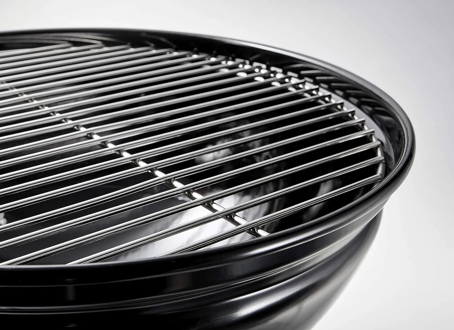 Weber Smokey Joe Charcoal Grill BBQ, 37cm, Portable with Lid & Plated Steel Legs, Porcelain-Enamelled Bowl - Black (1111004)