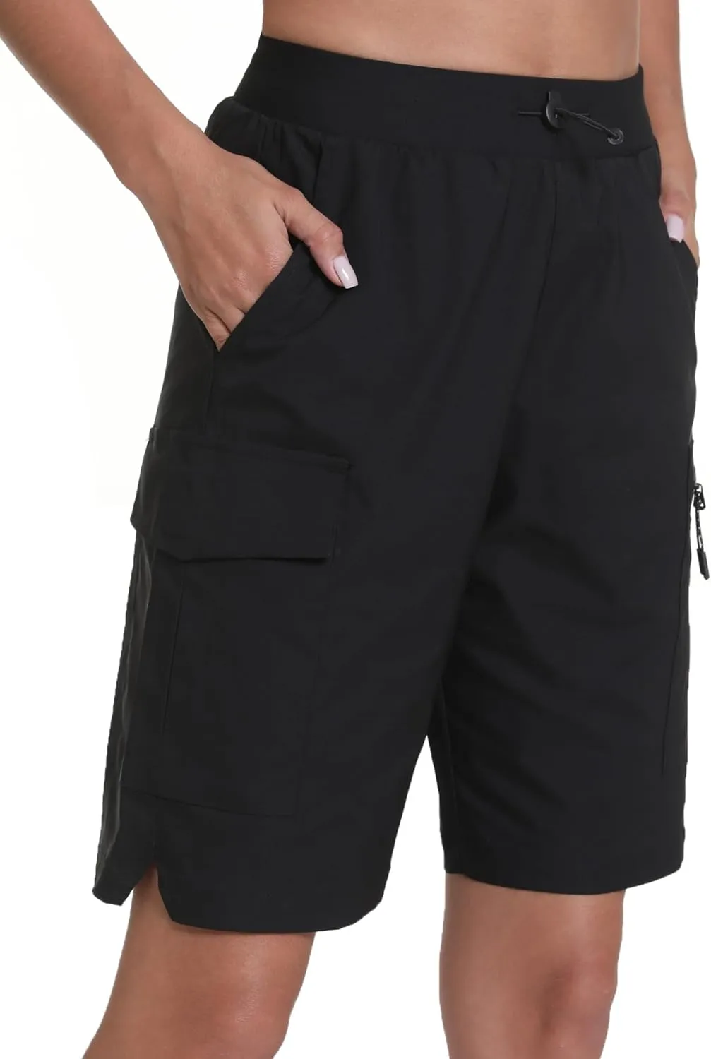 Women's Hiking Cargo Shorts Quick Dry Lightweight Shorts for Travel Athletic