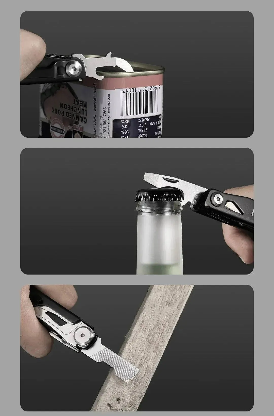 Xiaomi NexTool 12-in-1 Multi-tool Folding Knife Outdoor Pocket Knife Survival Kit Scissors Hand Tools Screwdriver EDC Equipment