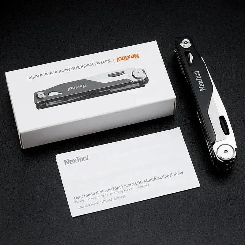 Xiaomi NexTool 12-in-1 Multi-tool Folding Knife Outdoor Pocket Knife Survival Kit Scissors Hand Tools Screwdriver EDC Equipment